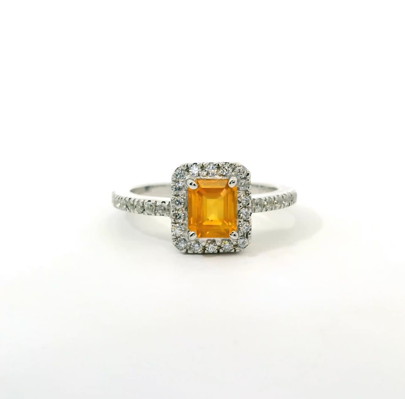 Natural Yellow Sapphire Ring